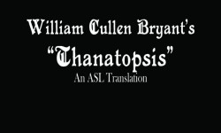 Thanatopsis by William Cullen Bryant