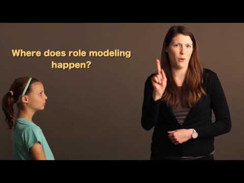 How do role models impact the lives of deaf individuals?